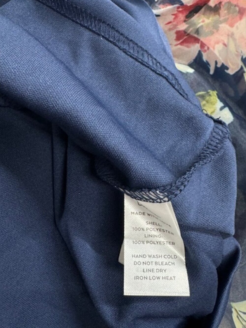 Lulus Molinetto Navy Blue Floral Organza Ruffled Tiered Maxi Dress​ NWT - Picture 7 of 8